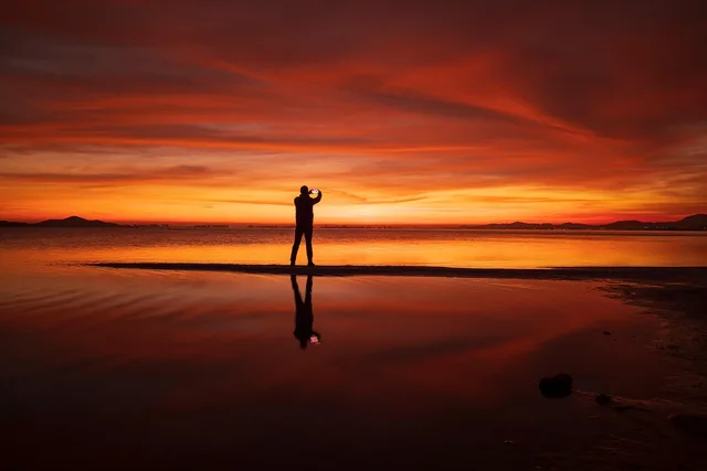 sea, ocean, beach, sunset, sunrise, smartphone, camera, photographer, orange, sand, landscape, scenic, sky, nature, murcia, cartagena, photographer, photographer, photographer, photographer, photographer. Seven travel creator campaign channel strategy choices compared