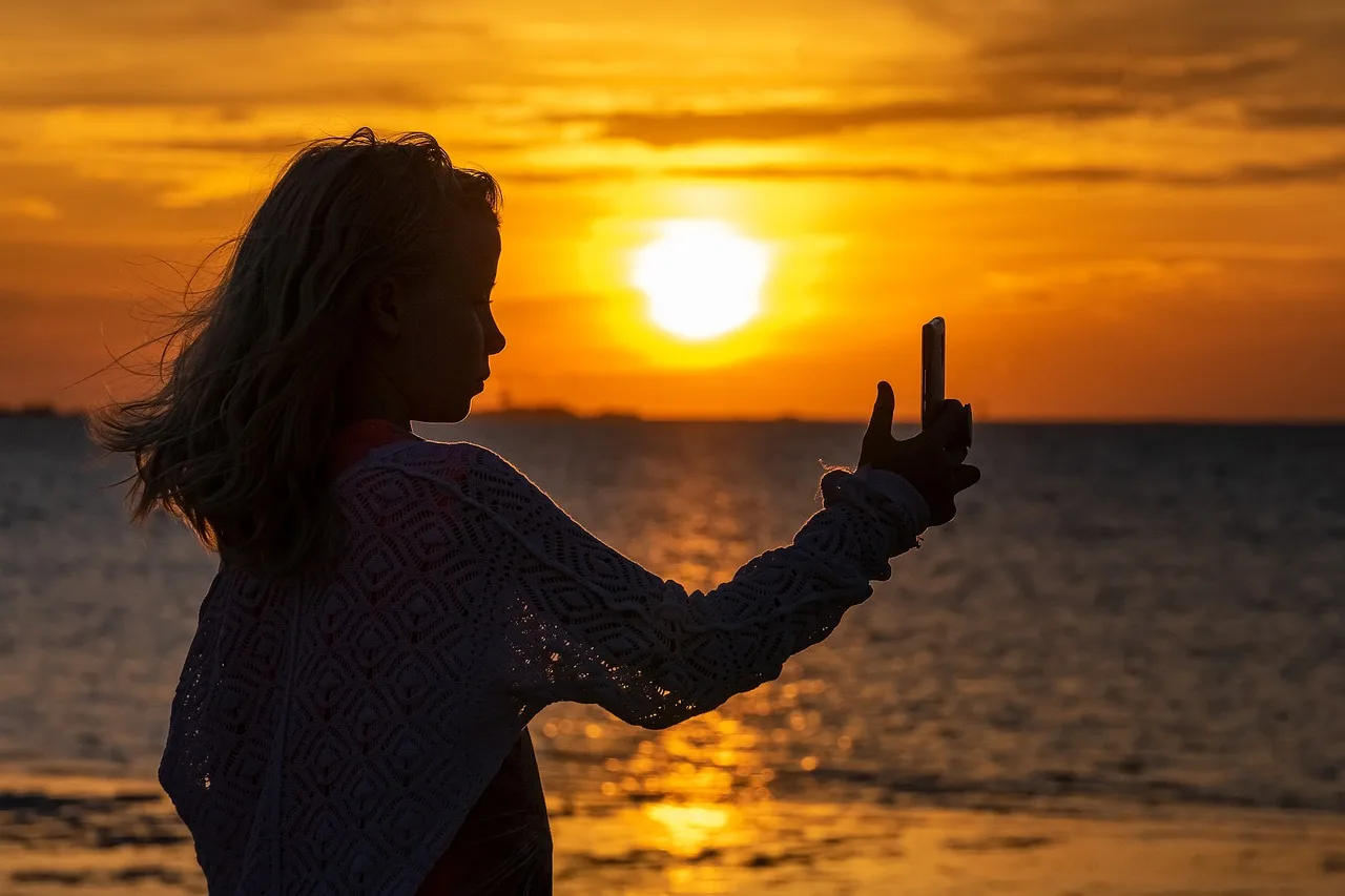 selfie, girl, silhouette, sunset, child, landscape, nature, sky, water, scenic, sunlight, summer, dusk, vacations, travel, selfie, selfie, selfie, selfie, selfie