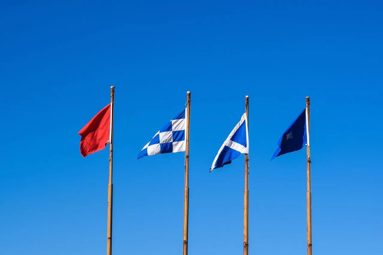 flags, banner, logo, mast