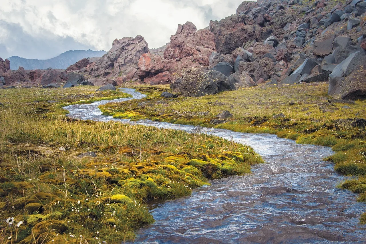 caucasus, russia, elbrus, river, stream, mountains, sun, hike, travels, nature, landscape, travel, river, river, river, river, river, stream, stream, stream